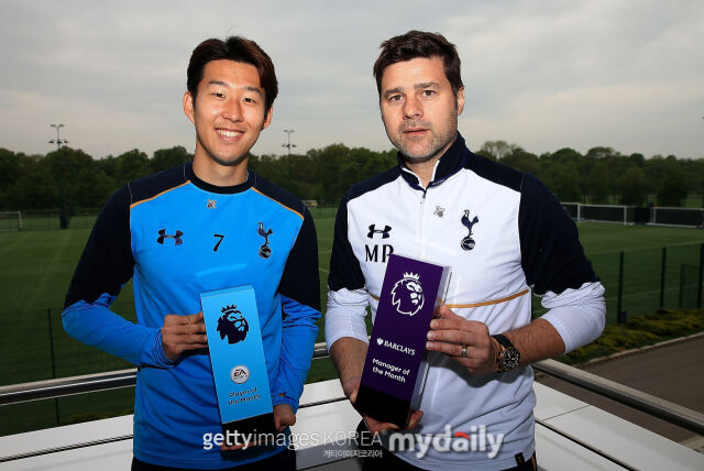 손흥민, 마우리시오 포체티노./게티이미지코리아