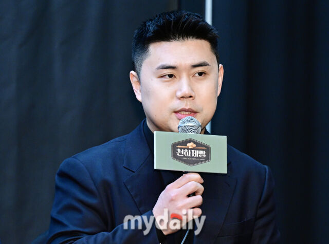 권성준이 30일 서울 상암동 스탠포드호텔에서 진행된 MBN '천하제빵' 제작발표회에 참석했다.