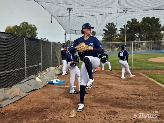 NC 다이노스 커티스 테일러./NC 다이노스