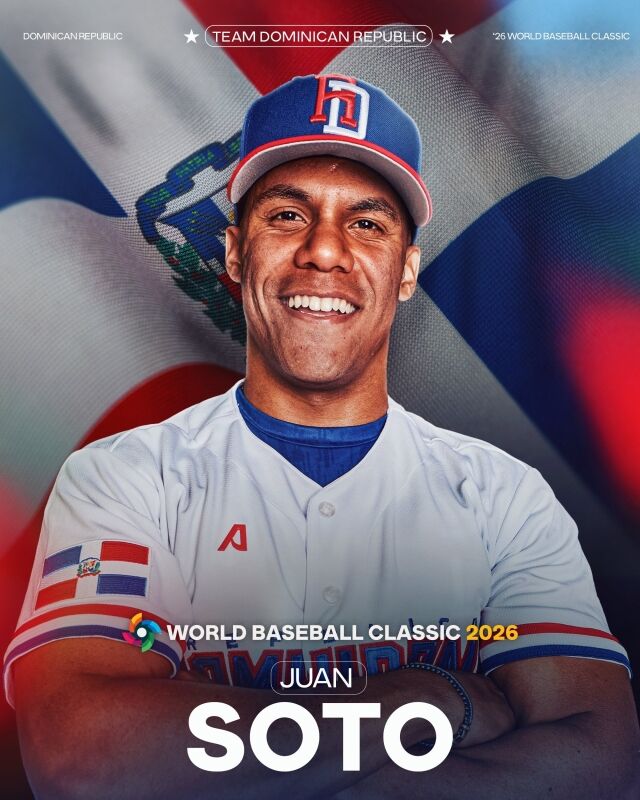 후안 소토가 2026 WBC에 출전한다./MLB SNS