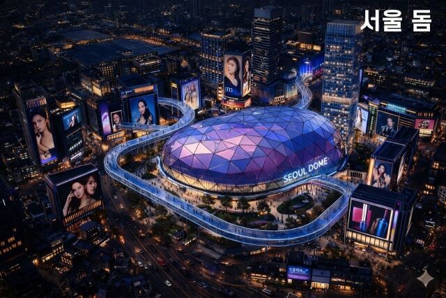 DDP 자리에 구상된 서울 돔 / 전현희 의원
