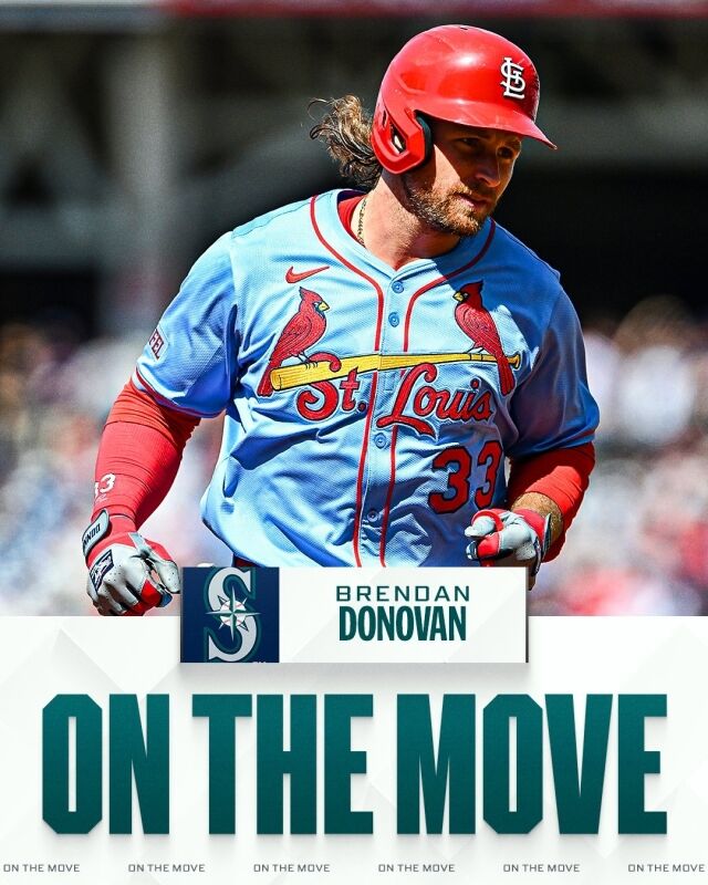 브렌던 도노반이 시애틀 매리너스로 향한다./MLB SNS