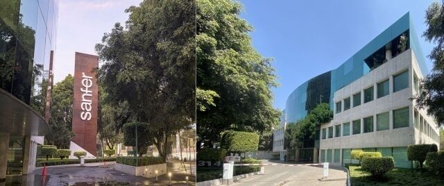 한미약품과 에페글레나타이드 및 당뇨병 치료제 라인업 독점 유통 계약을 체결한 신규 파트너사 산페르의 멕시코 소재 본사 전경. /한미약품