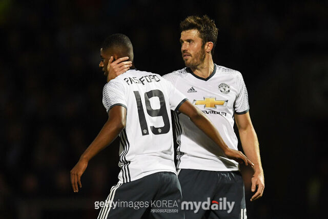 마커스 래시포드와 마이클 캐릭 감독/게티이미지코리아