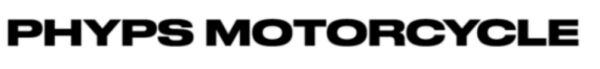 핍스모터사이클(PHYPS MOTORCYCLE) 로고 / 워즈코퍼레이션
