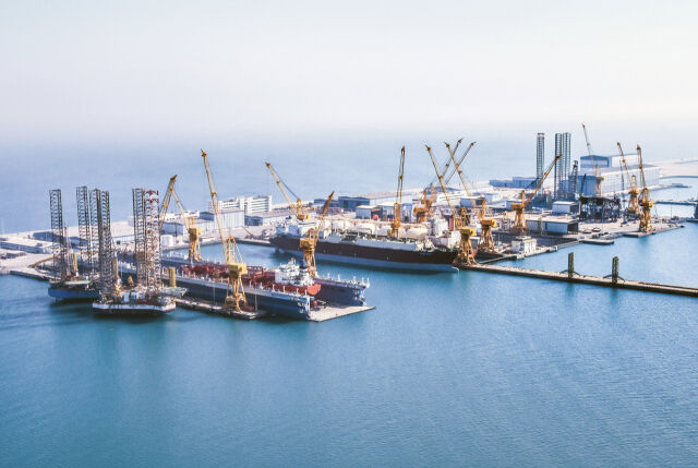 카타르 조선소(QSTS) 전경. /삼성중공업