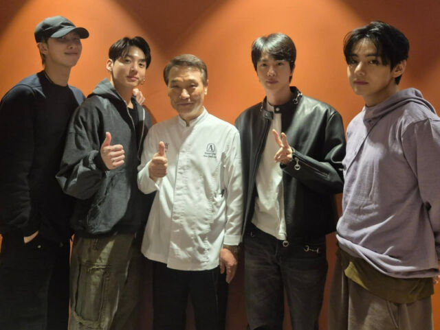 BTS, 후덕죽 셰프./소셜미디어