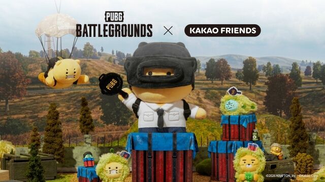 크래프톤이 ‘PUBG: 배틀그라운드’가 카카오프렌즈와 협업한 컬래버레이션 굿즈를 출시한다. /크래프톤