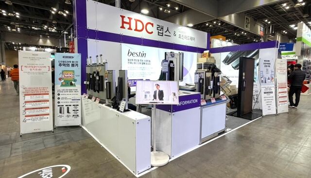 ' 2026 코리아빌드위크'에 최신 베스틴 도어락 제품으로 참가한 HDC랩스 / 
