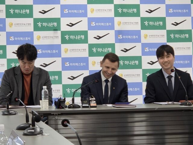 대한민국 농구대표팀 니콜라스 마줄스 감독./올림픽회관=노찬혁 기자