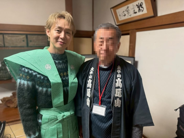 박유천이 일본 전통 행사에 참석했다. / 박유천 SNS