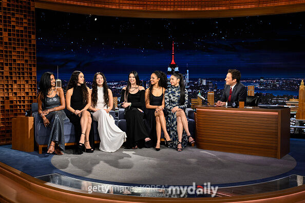 그룹 캣츠아이가 '지민 팰런쇼'에 출연했다. / 게티이미지코리아