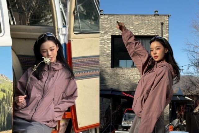 그룹 에스파 멤버 윈터가 청초한 미모를 뽐냈다. / 윈터 소셜미디어