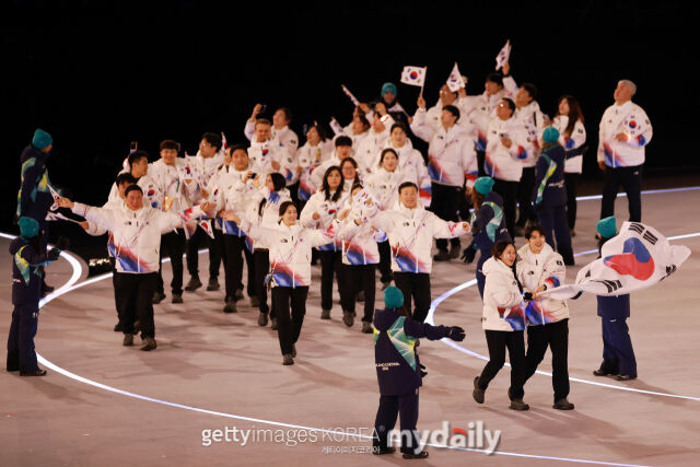 대한민국 선수단./게티이미지코리아
