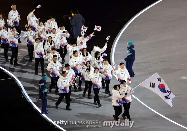 대한민국 선수단./게티이미지코리아