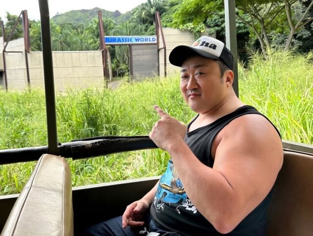 마동석이 해외 촬영 중인 근황을 공개했다. / 마동석 SNS