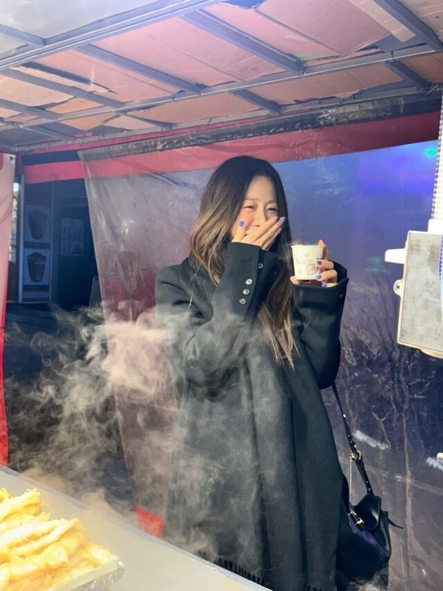 고현정이 제주 포장마차에서 따뜻한 시간을 보냈다. / 고현정 SNS