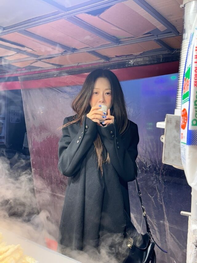 고현정이 제주 포장마차에서 따뜻한 시간을 보냈다. / 고현정 SNS