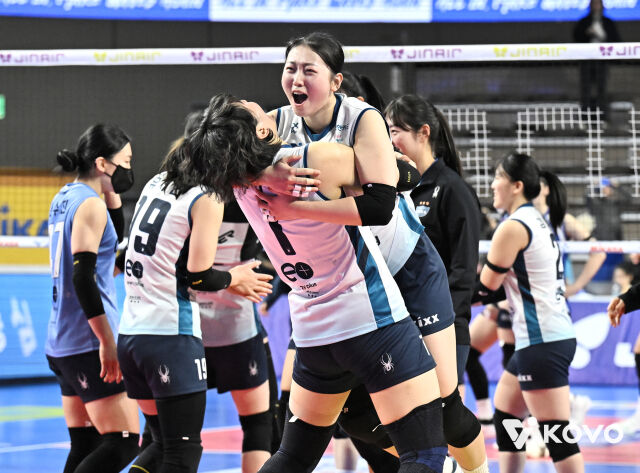 권민지와 최가은./KOVO