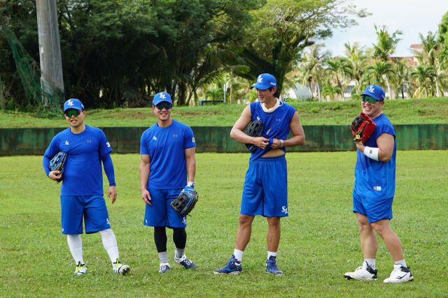삼성 라이온즈 김헌곤, 이성규, 구자욱, 최형우(왼쪽부터)./삼성 라이온즈