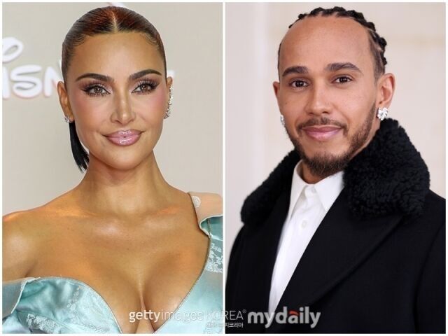 킴 카다시안, 루이스 해밀턴./게티이미지코리아