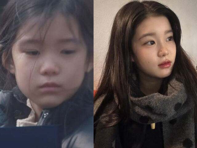 아이유의 아역 역할을 했던 김규리가 17살이 됐다. / (왼쪽) tvN '나의 아저씨'(오른쪽) 김규리 SNS