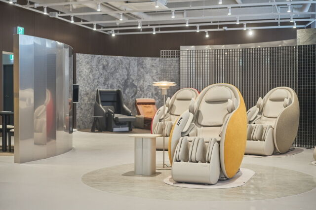 세라젬 웰스토어 상일점 내부. /세라젬