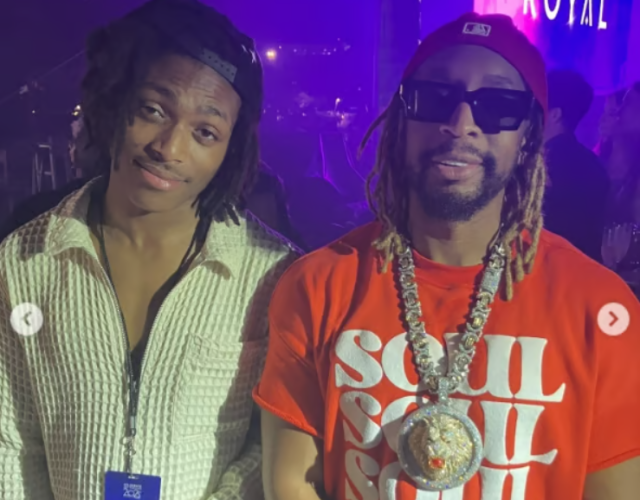 지난 6일(현지 시각) 페이지 식스 등 외신에 따르면, 'DJ 영 슬레이드'라는 활동명으로 알려진 나단 스미스(왼쪽)가 조지아주 밀턴 자택 인근 호수에서 시신으로 발견됐다. 향년 27세. 아버지 릴 존과 함께 찍은 생전 모습./릴 존 소셜미디어