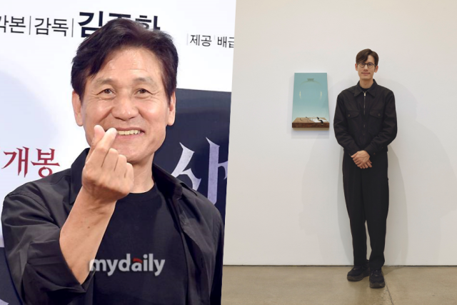 안성기, 안다빈 부자 / 마이데일리, 소셜미디어