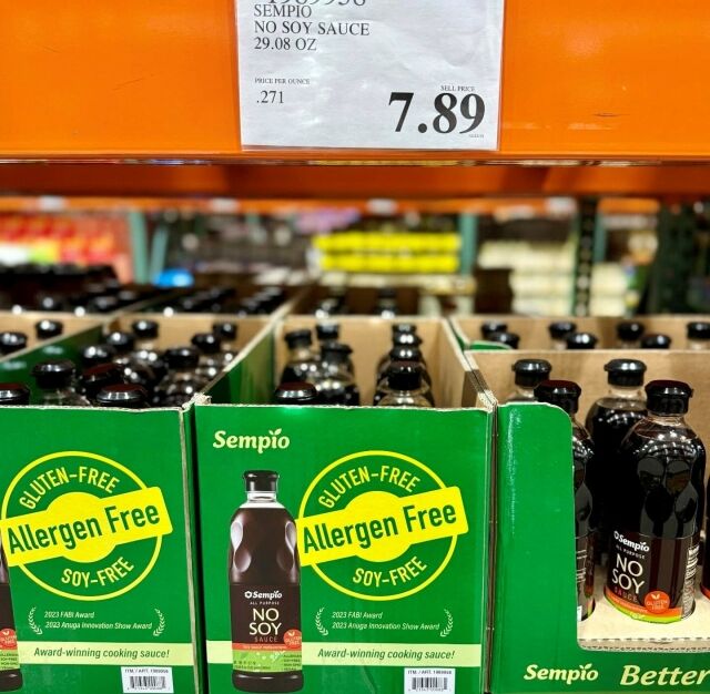 미국 코스트코에 입점한 샘표 완두간장. /온라인 커뮤니티 캡처