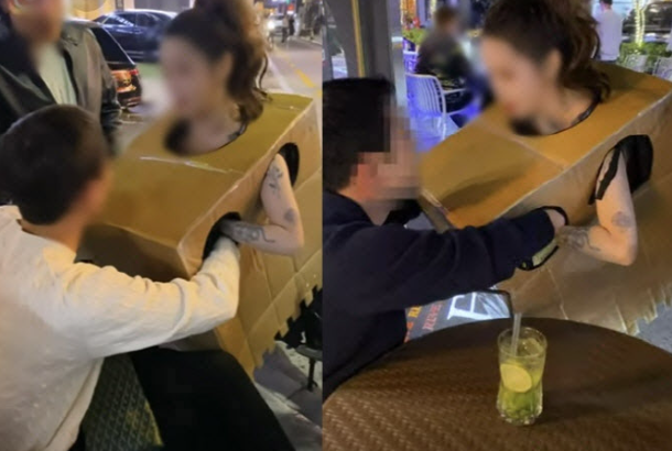 서울중앙지법 형사2단독 조영민 판사는 10일 마약류 관리에 관한 법률(향정) 위반 혐의로 기소된 일명 '나체 박스녀' A씨에게 징역 2년에 집행유예 4년을 선고했다. /유튜브 갈무리