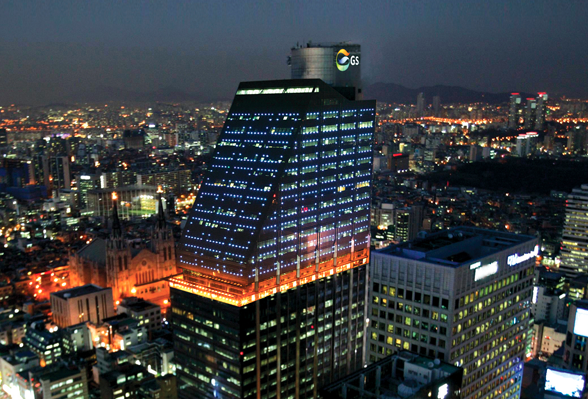 서울 강남구GS타워 전경. /GS