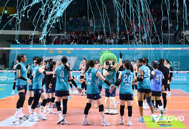 승리한 GS칼텍스./KOVO