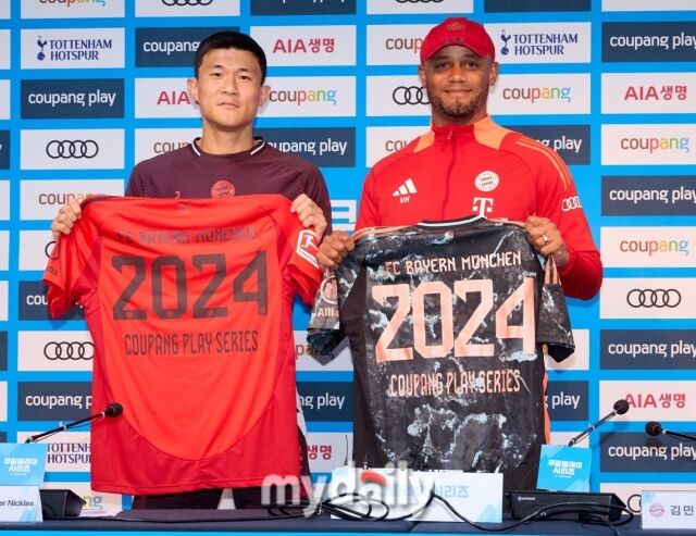 김민재, 빈센트 콤파니(왼쪽부터)./마이데일리 DB