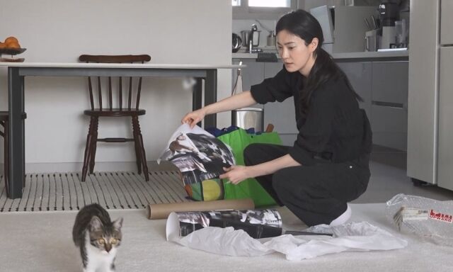 배우 옥자연이 시각장애묘 '봄이'를 공개한다. / MBC '나 혼자 산다'