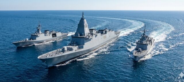 신(新)방산 소재를 적용한 차세대 함정 가상 이미지. /포스코