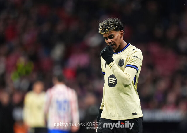 패배가 확정되자 씁쓸한 표정을 짓는 야말. /게티이미지코리아