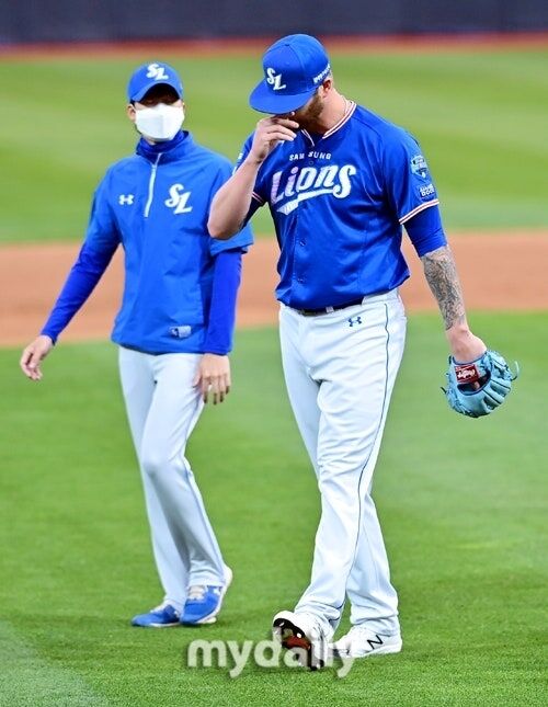 삼성 라이온즈 시절 벤 라이블리./마이데일리