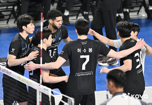 승리한 현대캐피탈./KOVO