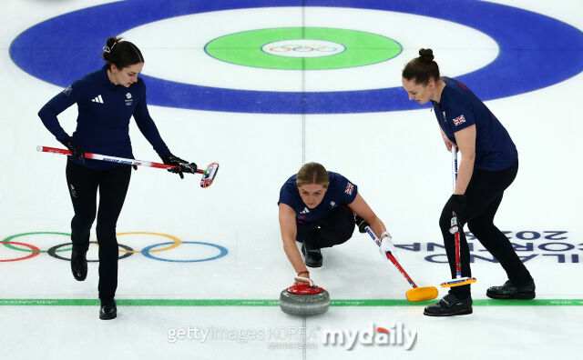 영국 여자 컬링 대표팀./게티이미지코리아