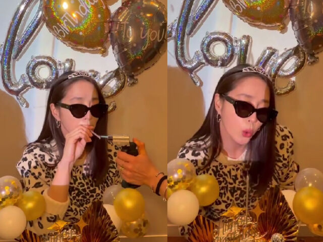 이민정이 생일을 맞아 영상을 찍어 올렸다. / 이민정 소셜미디어