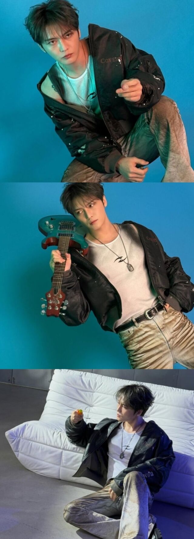 가수 김재중(40)이 범접할 수 없는 아우라를 발산하며 팬들의 시선을 사로잡았다./김재중 소셜미디어