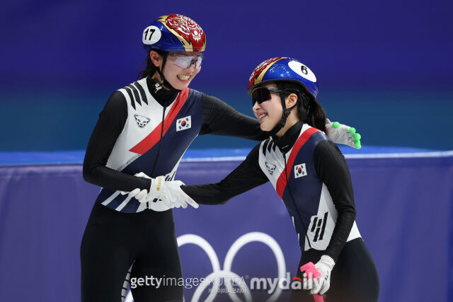 심석희, 김길리./게티이미지코리아