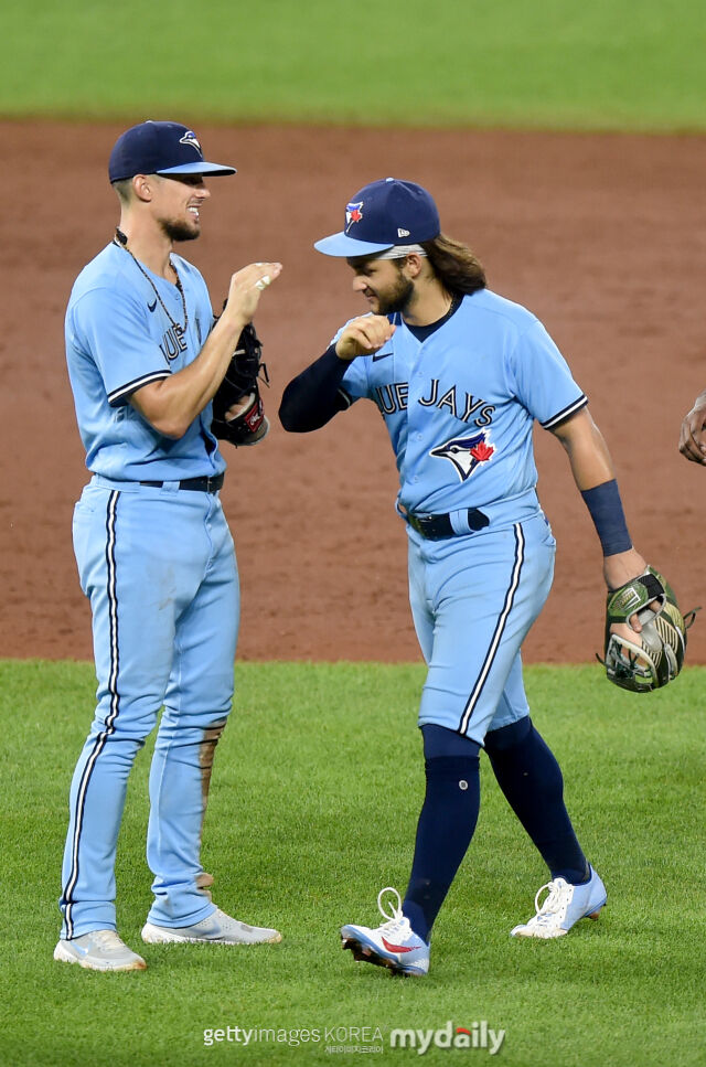 토론토 시절의 비지오와 보 비솃./게티이미지코리아