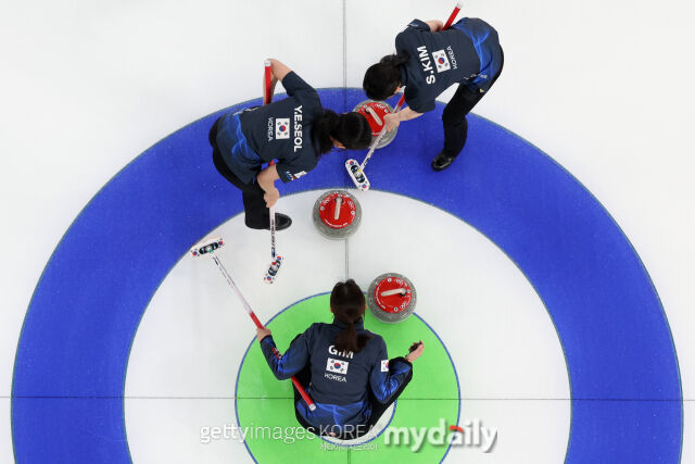 한국 여자 컬링 대표팀. /게티이미지코리아