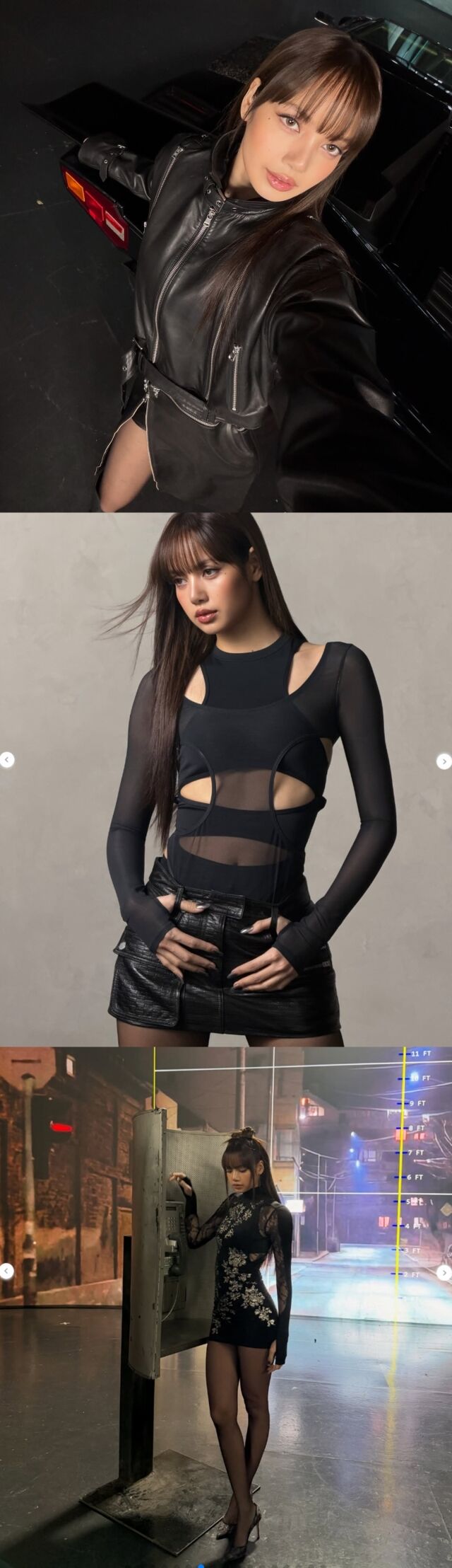 블랙핑크 멤버 리사가 디자이너로 변신해 독보적인 황금 비율과 고혹적인 매력을 과시했다./리사 소셜미디어