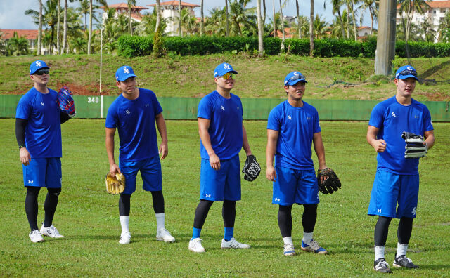 전병우, 이해승, 류지혁, 양우현, 심재훈(왼쪽부터)./삼성 라이온즈