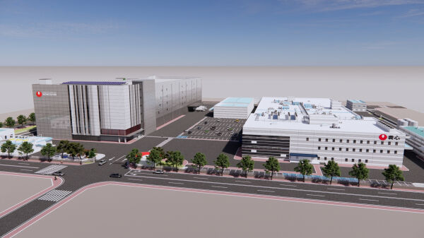 부산광역시 강서구 녹산산업단지 내 농심 녹산 수출전용공장 조감도. /농심