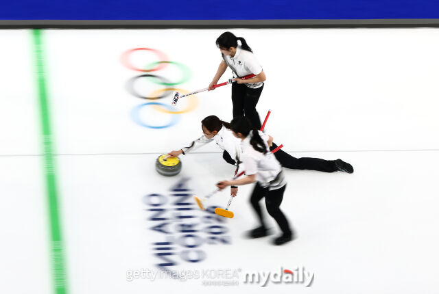 한국 여자 컬링 대표팀. /게티이미지코리아
