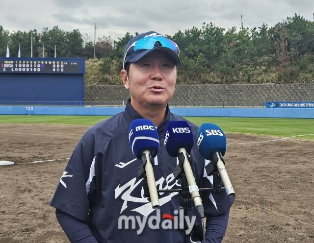 한국 WBC 대표팀 류지현 감독./오키나와(일본)=심혜진 기자